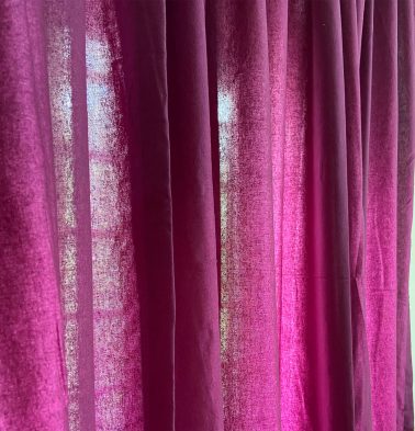 Customizable Curtain, Cotton – Solid – Amethyst Purple