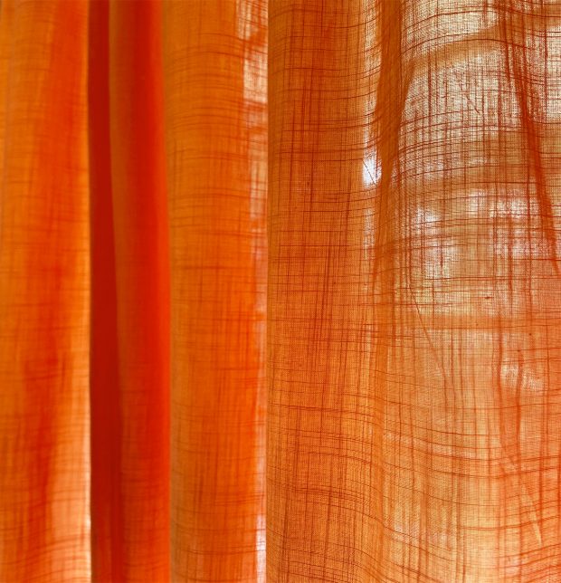 Slub Cotton Sheer Fabric Orange Peel