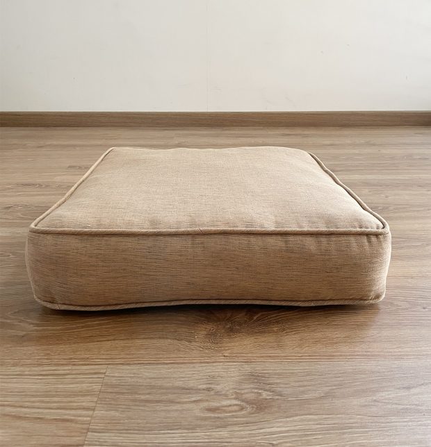 Textura Cotton Floor Cushion Lark