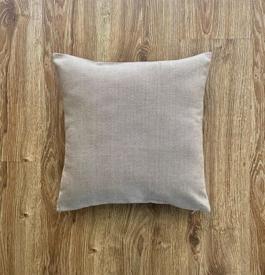Customizable Cushion Cover, Chambray Cotton – Sesame Beige