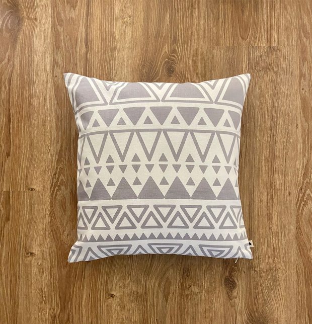 Magic Triangle Cotton Cushion cover Grey/Beige 16