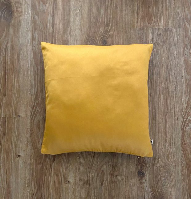 Satin Cotton Cushion cover Mustard  Yellow 16