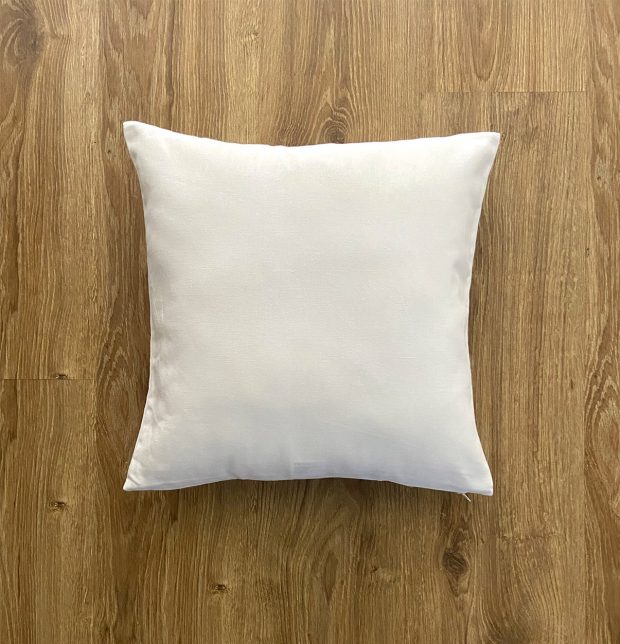Customizable Cushion Cover,  Cotton - Solid - Powder White
