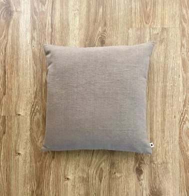Customizable Cushion Cover, Textura Cotton - Caribou Brown