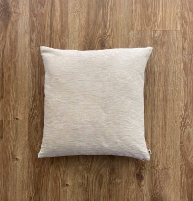 Customizable Cushion Cover, Textura Cotton – Fog Beige