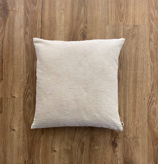 Customizable Cushion Cover, Textura Cotton - Fog Beige