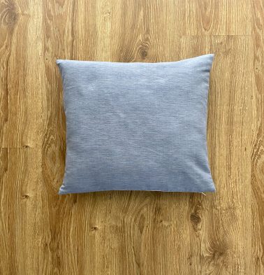 Customizable Cushion Cover, Textura Cotton – Tempest Blue