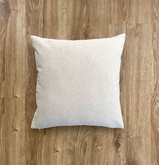 Customizable Cushion Cover, Textured Linen - Flax beige