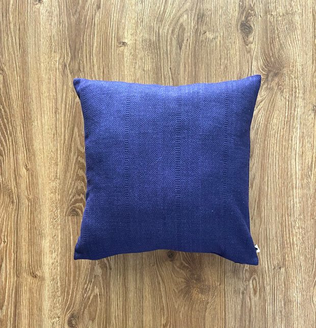 Kadoor Cotton Cushion Cover Indigo Blue 16