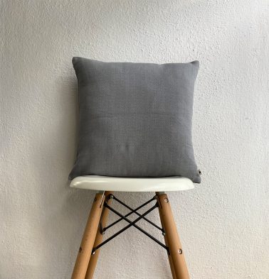 Customizable Cushion Cover, Kadoor Cotton – Slate Grey