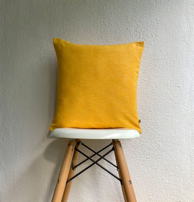 Textura Cotton Cushion cover Daffodil Yellow