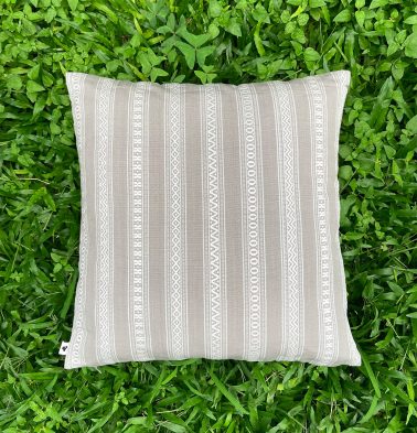 Customizable Cushion Cover, Cotton –  Vintage Weave – Grey