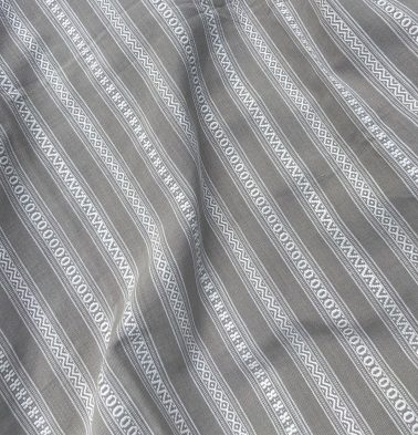 Vintage Weave Cotton Custom Table Cloth/Runner Grey