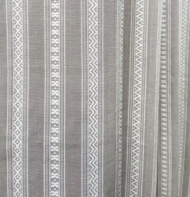 Vintage Weave Cotton Fabric Grey
