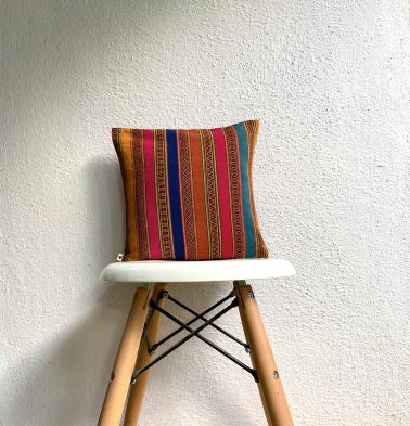 Vintage Weave Cotton Cushion Cover Multicolor 12″x12″
