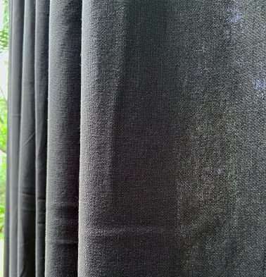Solid Cotton Custom Table Cloth/Runner Black