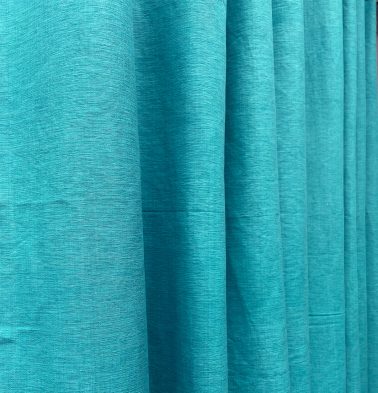 Textura Cotton Custom Table Cloth/Runner Turquoise Blue