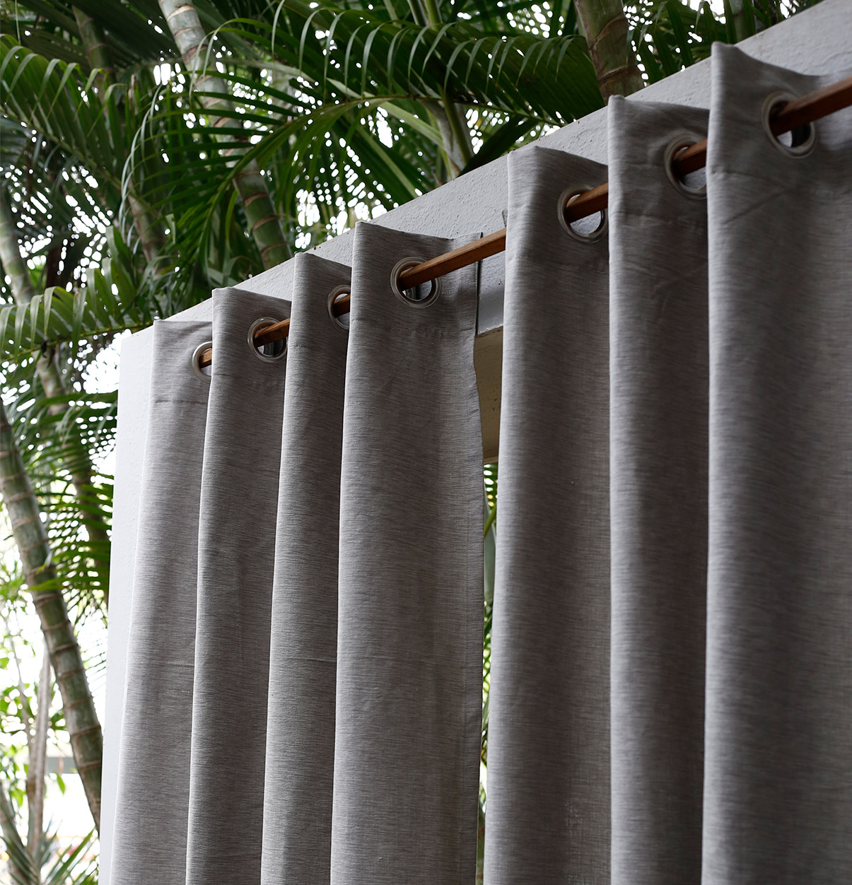 Textura Cotton Curtain Tan Grey