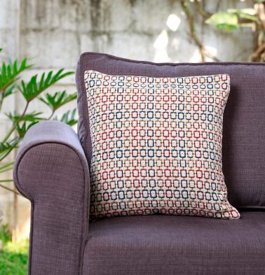 Handwoven Cotton Cushion cover Multicolor