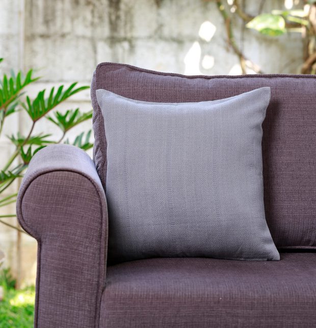 Kadoor Cotton Cushion Cover Slate Grey 16