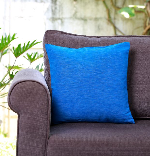 Textura Cotton Cushion cover Aster Blue 16