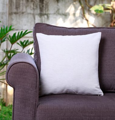 Textura Cotton Cushion cover Windchime White 16″x16″