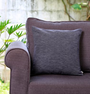 Textura Cotton Cushion cover Periscope Grey 16″x16″