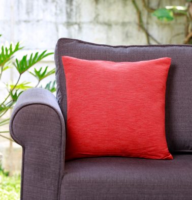 Textura Cotton Cushion cover Spicy Orange 16″x16″