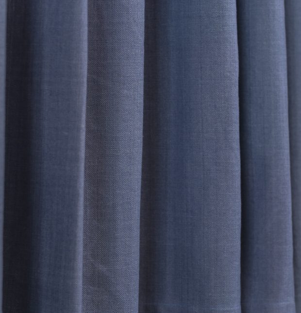 Chambray Cotton Fabric Tempest Blue