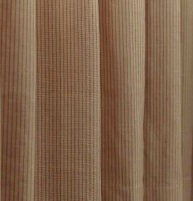 Fine Stripes Cotton Fabric Yellow