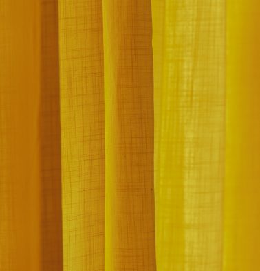 Slub Cotton Sheer Fabric Sunflower Yellow