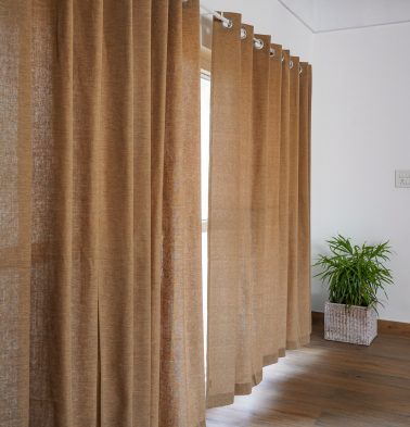 Customizable Curtain, Textura Cotton - Lark