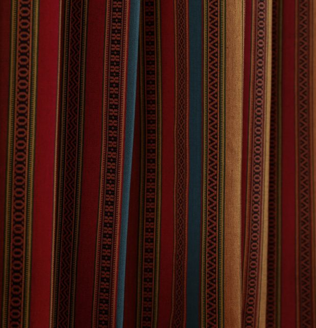 Customizable Curtain, Cotton - Vintage Weave - Multi Color