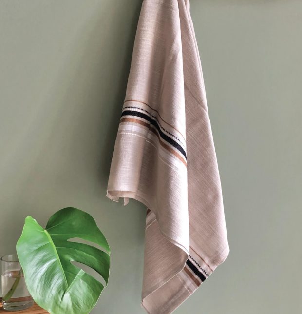 Brown Stripes Thorth | Premium Cotton Bath Towel | Combo of 2