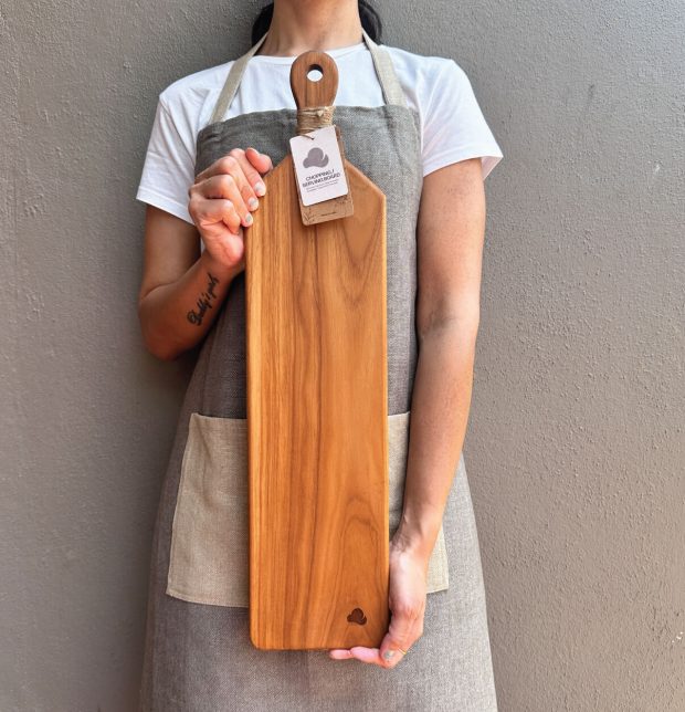 Organic Teak Wood Serving / Cheese Board | Rectangle | 50 cm