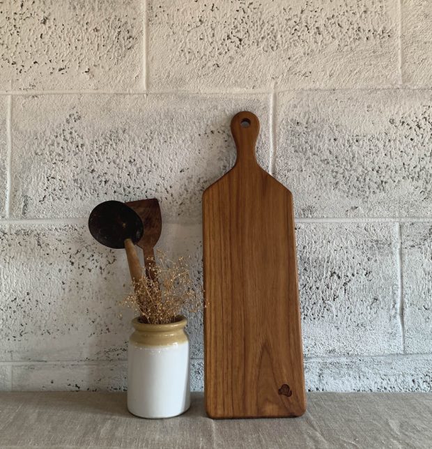 Organic Teak Wood Serving / Cheese Board | Rectangle | 37 cm