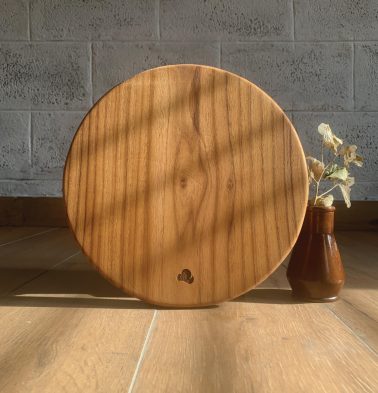 Organic Teak Wood Chopping / Serving Board | Round | 32 cm
