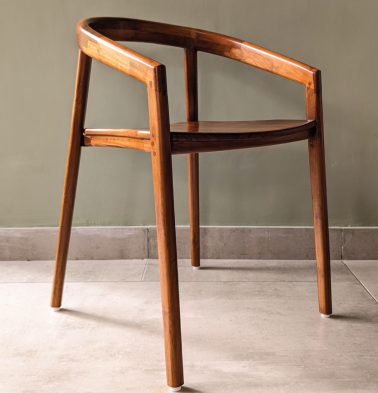 Solid Teak Wood Arm Chair