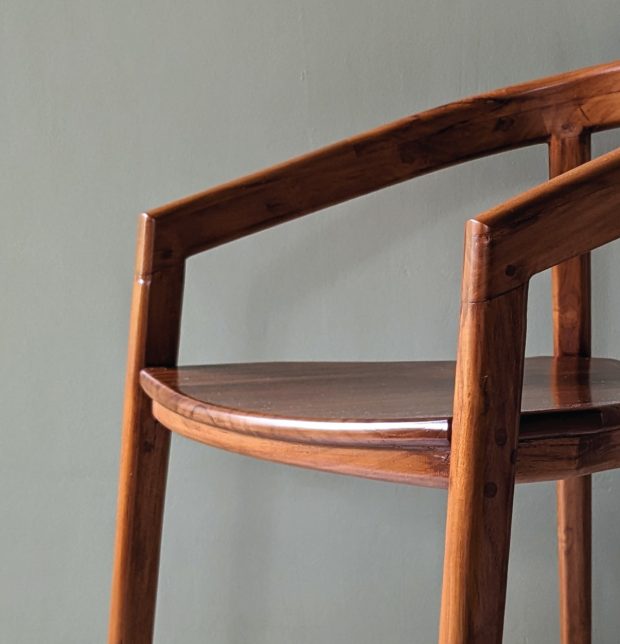 Solid Teak Wood Arm Chair