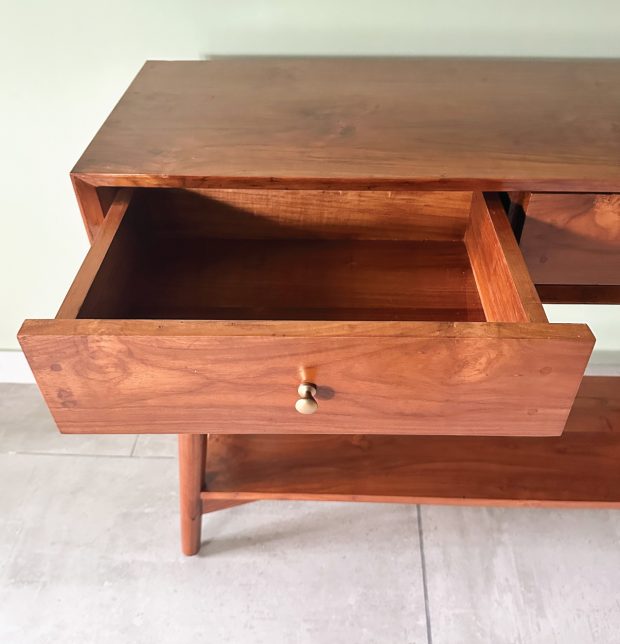 Solid Teak Wood Console Table