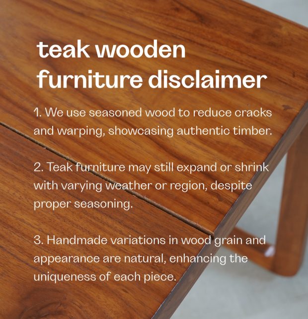 Solid Teak Wood Bedside Table