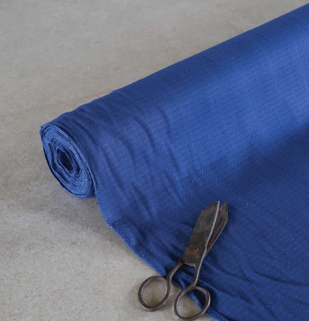 Kadoor Cotton Curtain Dutch Blue