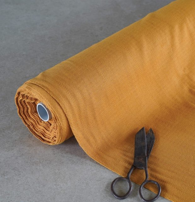 Kadoor Cotton Curtain Honey Gold