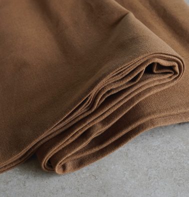 Solid Cotton Fabric Tan Brown