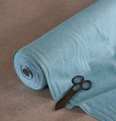 Textura Cotton Fabric Teal Blue