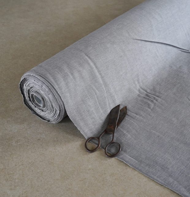 Textura Cotton Fabric Tan Grey