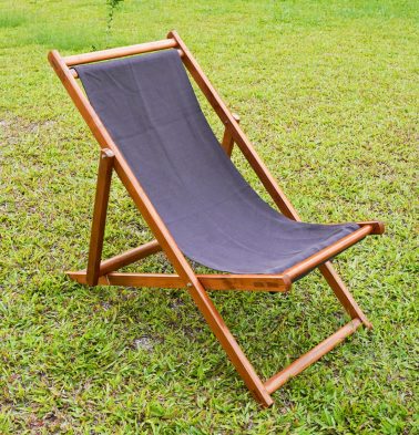 Solid Teak Wood Sling Chair