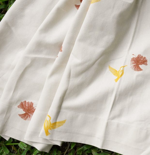 Nirvaanya Cotton Curtain - Sparrow - Birch Beige