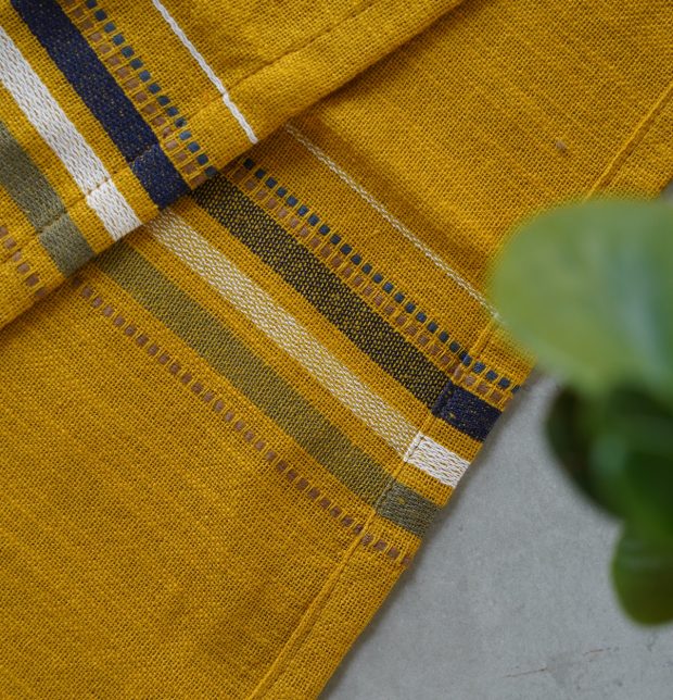 Thorth | Premium Cotton Bath Towel | Mustard Yellow