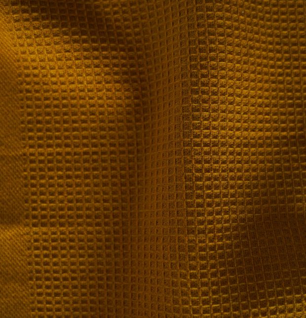 Honeycomb Cotton Bath towels Mustard Yellow